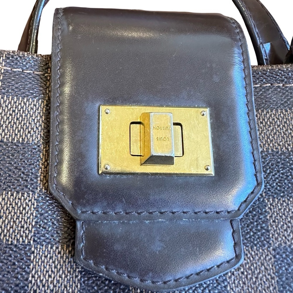 Louis Vuitton Cabas Roseberry Tote | Damier Ebene Canvas | Authentic - Picture 6 of 15